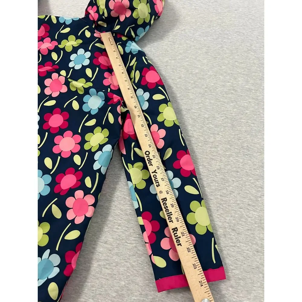 Gymboree Retro Floral Rain Wind‎ Jacket - Girls Medium